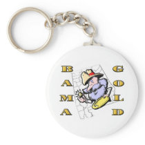 BAMA GOLD KEYCHAIN