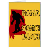 Bama Squatch Watch Card