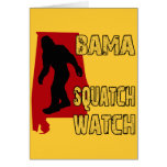 Bama Squatch Watch Card