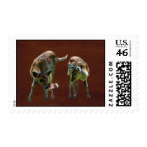 Bambi and deer stamp