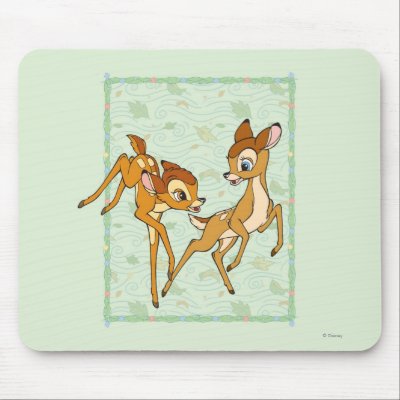 Bambi and Faline mousepads