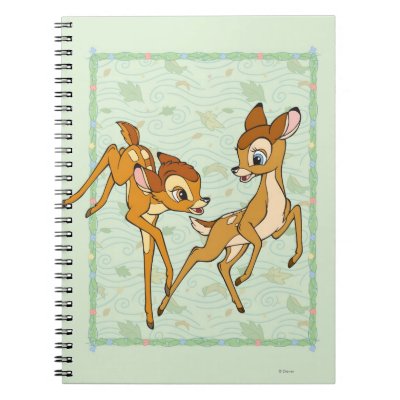 Bambi and Faline notebooks