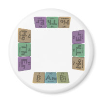 Bambi as Boron Americium Bismuth Refrigerator Magnets