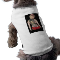 bambi back piece doggie t-shirt