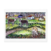 Bambi Country Postcard