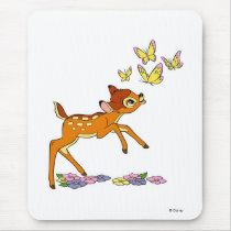 Bambi playing with butterflies mousepads by disney Bambi playing with butterflies mousepads