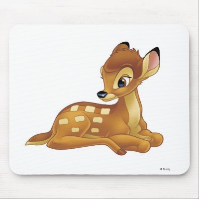 Bambi sitting mousepads