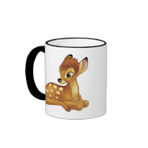 Bambi sitting coffee mug