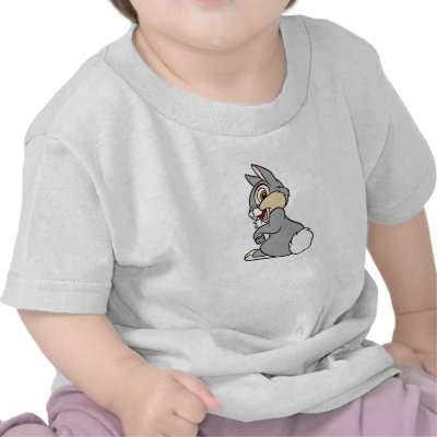 Bambi Thumper rabbit sitting t-shirts