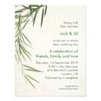 Bamboo 4.25x5.25 invitations