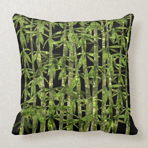 Bamboo Art 4 Pillows Zazzle
