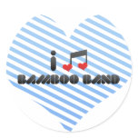 Bamboo Band Round Sticker