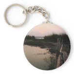 Bamboo Bridge, Ganges, West Bengal, India Key Chains