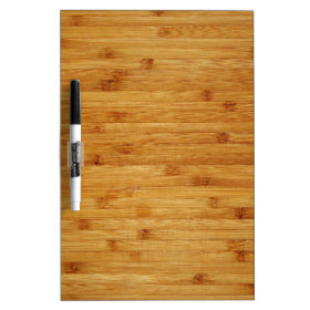 Bamboo Butcher Block Dry-Erase Board