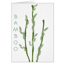 Bamboo cards