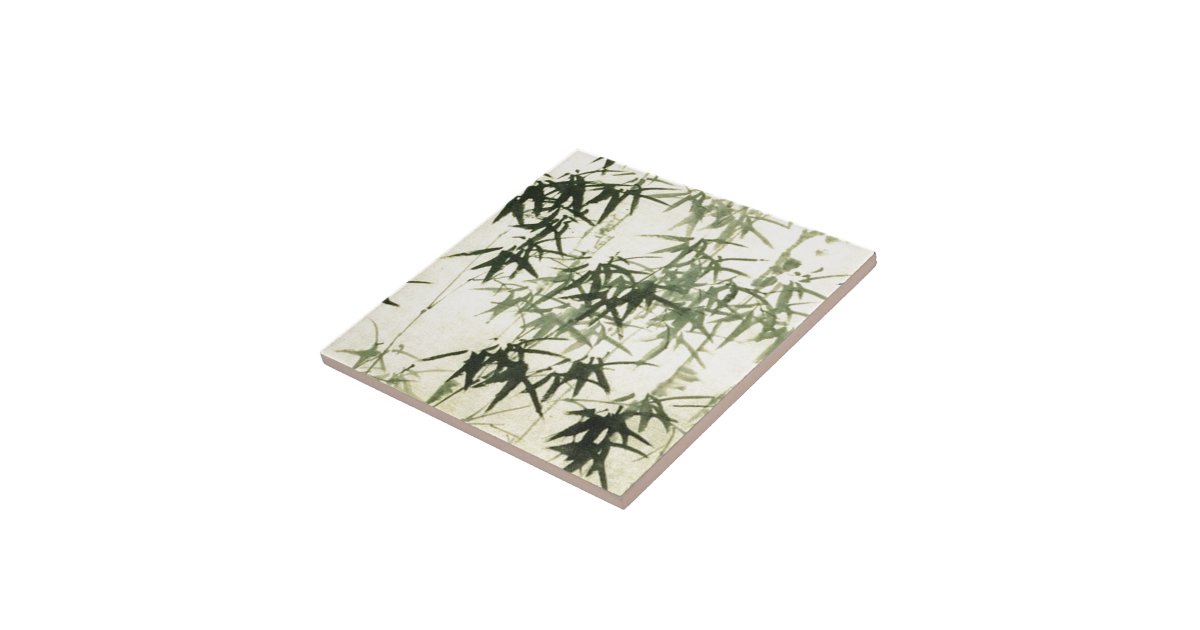 BAMBOO CERAMIC TILE | Zazzle