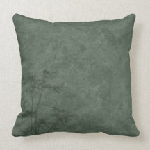 Bamboo Corner Throw Pillow