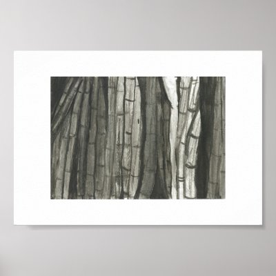 Bamboo Forest Poster by koumyousanzo
