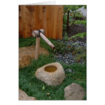 Bamboo Fountain Greeting Cards