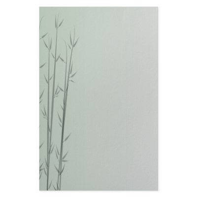 Bamboo/Fung Shui Personalized Stationery by beladesigns