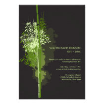 Bamboo Grass Invitation