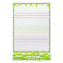bamboo green stationery