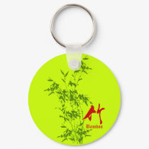 Bamboo in Kanji Keychain