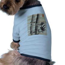 Bamboo Ink on Papyrus Art Pet Shirt
