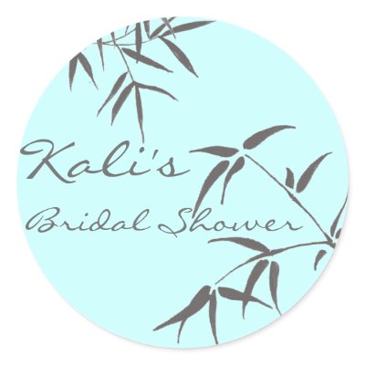 Bamboo Leaf Bridal Stickers