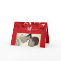 Bamboo Leaves + Double Xi Red White Invitation 2 cards by fatfatin_red_knot Bamboo Leaves + Double Xi Red White Invitation 2 cards
