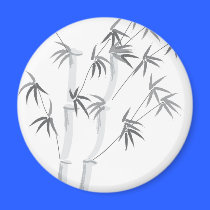 Bamboo magnet magnets