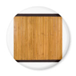 Bamboo mat fridge magnets