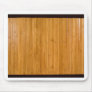 Bamboo mat mouse pad
