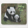 Bamboo Nest Panda Bear mousepad Feeling Cozy