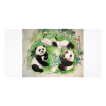bamboo orchestra photo card template