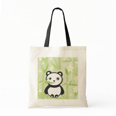 Bamboo Panda Bag by EveStock