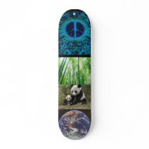 bamboo, panda-bear-d, earth, cust-peace skateboards by sptgthang bamboo, panda-bear-d, earth, cust-peace skateboards