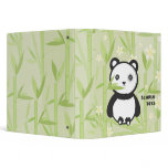 Bamboo Panda Binder