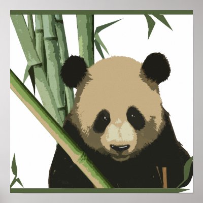Bamboo Panda Posters by OtakuAmbi
