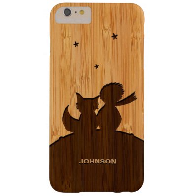 Bamboo Pattern Engraved Little Prince and Fox Barely There iPhone 6 Plus Case