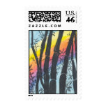 Bamboo Postage Stamp
