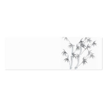 Bamboo profile card business card templates