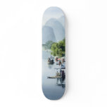 "Bamboo Rafting to Shangri La" China Watercolor Skate Board Decks