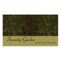 Bamboo Salon or Spa Business Card