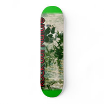 bamboo skulls Rock Out Nature SkateBoard