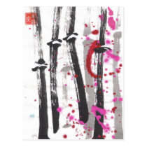 Bamboo Splash postcards