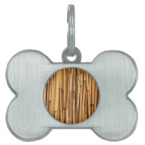 Bamboo Sticks Cover Pet Tags