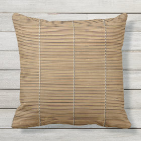 Bamboo Throw Pillow 20