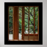Bamboo Window Posters