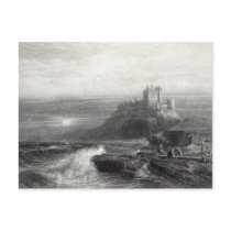Bamborough Castle, engraved by S. Bradshaw Postcards